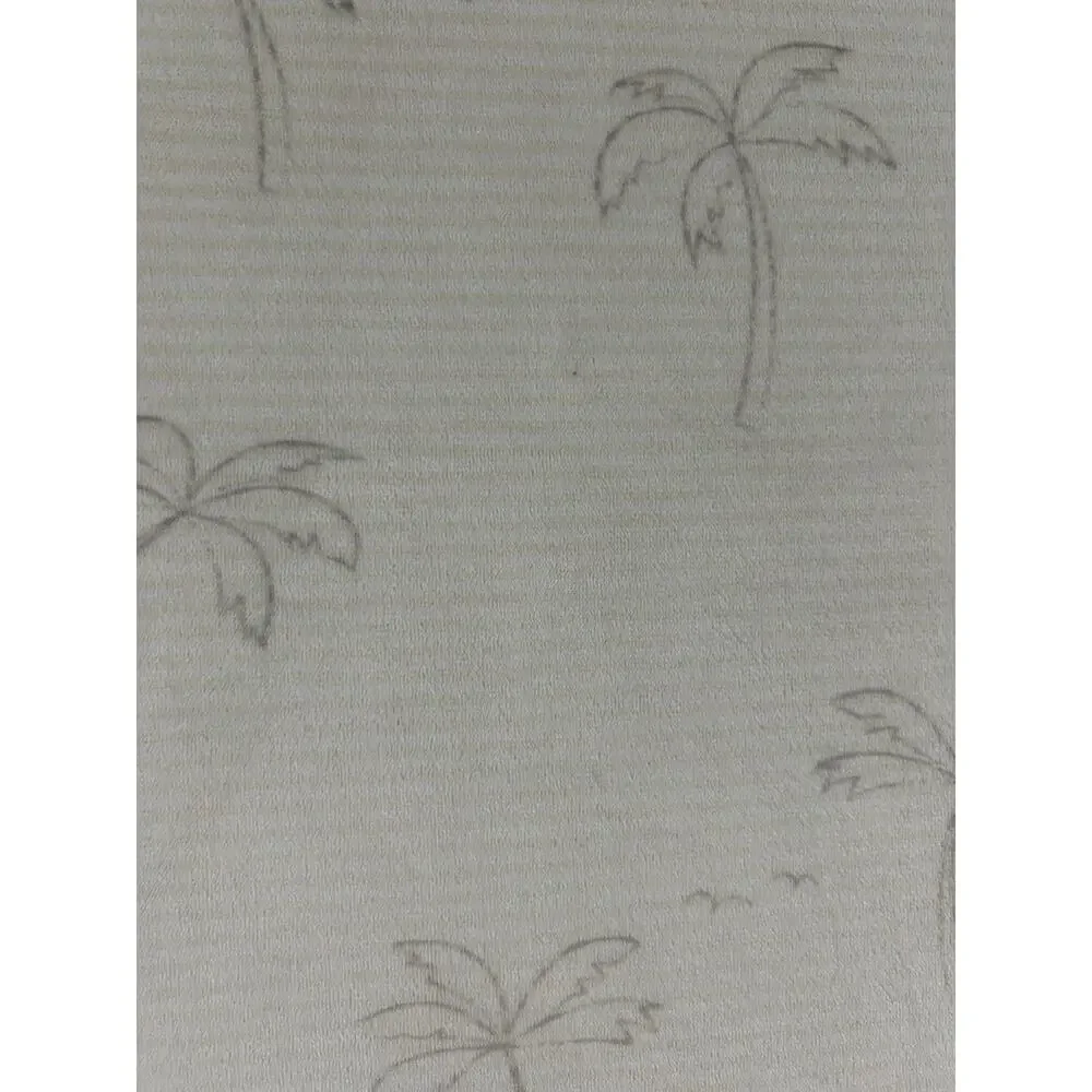 Mother’s Promise Palm Tree Green Beige Striped Baby Blanket